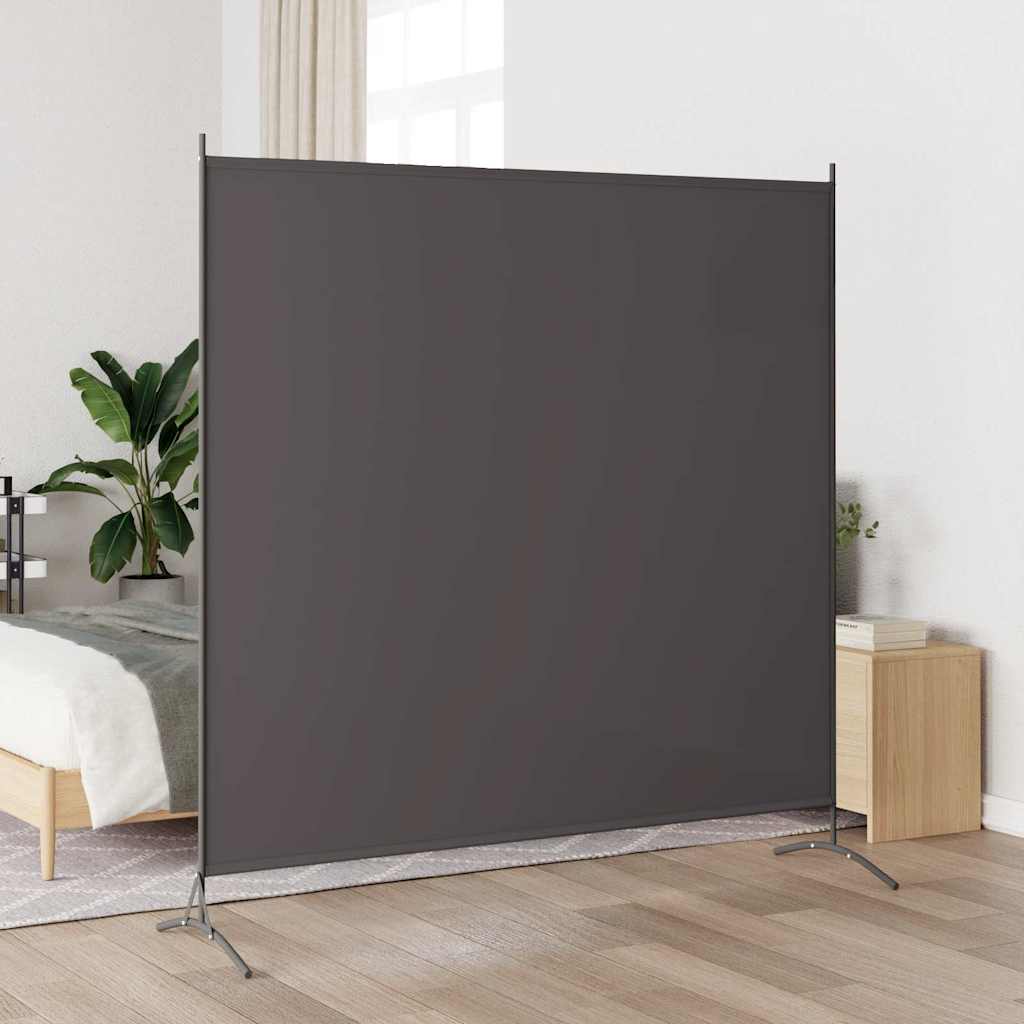 Vidaxl kamerscherm met 1 paneel 175x180 cm antraciet