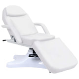 Tableau de massage Vidaxl 180x62x (86,5-118) cm blanc