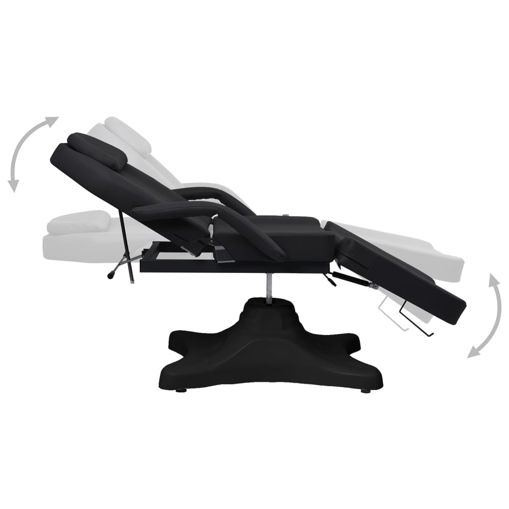 Vidaxl Massage Tabell 180x62x (86.5-118) cm svart