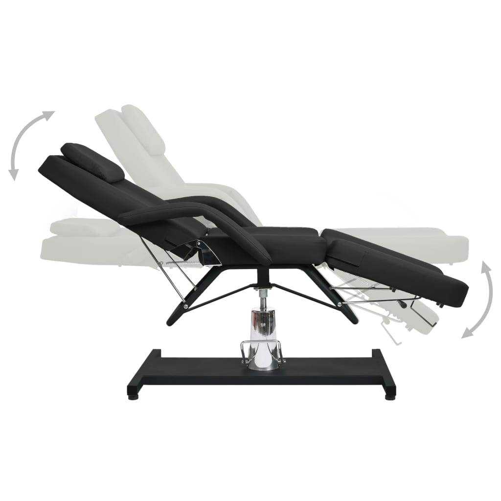 Vidaxl Massage Tabla 180x62x (87-112) CM Negro