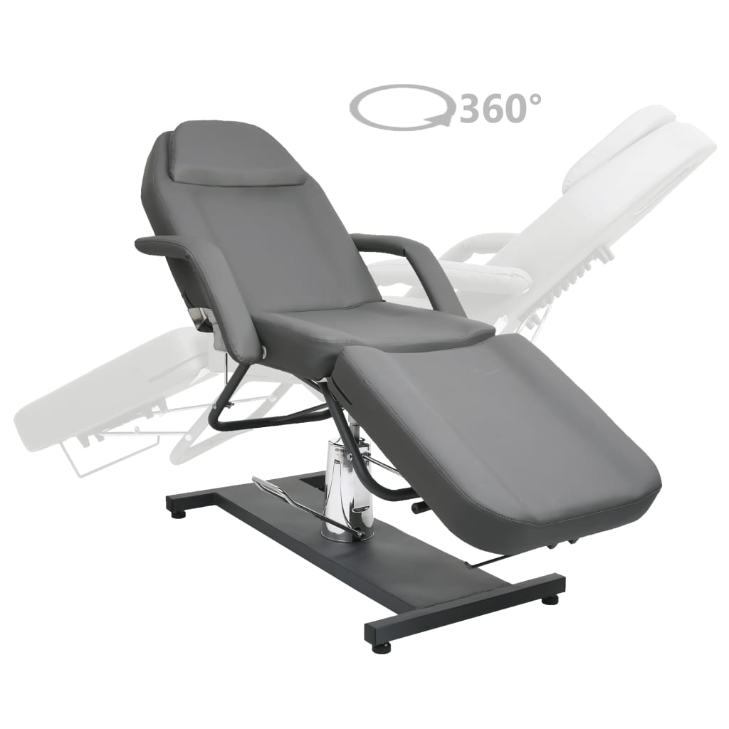 Vidaxl Massage Tabel 180x62x (87-112) CM Gray