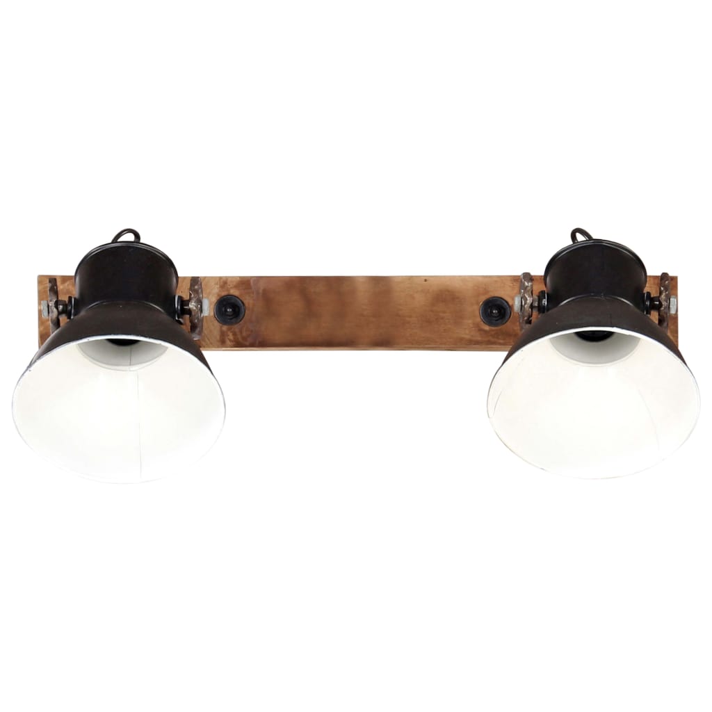 Vidaxl Wall Lamp Industrial E27 45x25 cm sort