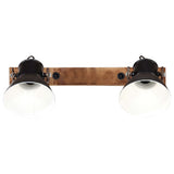 Vidaxl wandlamp industrieel e27 45x25 cm zwart
