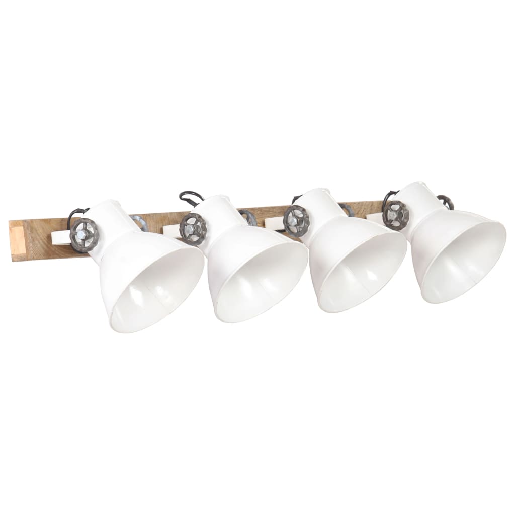 Vidaxl Wall Lamp Industrial E27 90x25 CM White