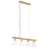 Vidaxl taklampa Industrial E27 Mangohout White