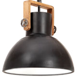 Vidaxl Hanging Lamp Industrial um 25 W e27 40 cm Schwarz