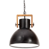 Vidaxl Hanging Lamp Industrial um 25 W e27 40 cm Schwarz