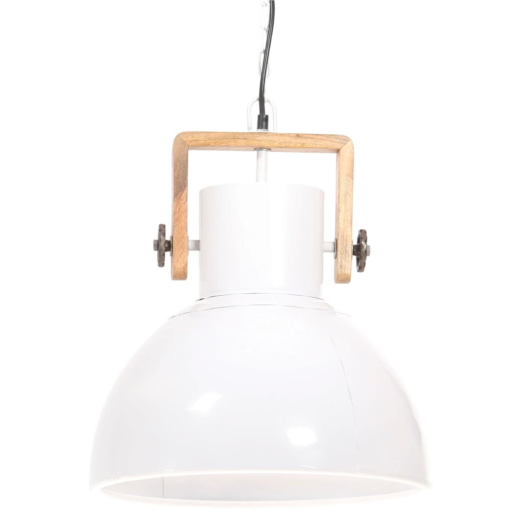 Bidaxl hängande lampa industriell cirka 25 w e27 40 cm vit