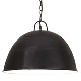 Vidaxl Lámpara colgante Vintage Round 25 W E27 41 cm Negro