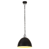 Vidaxl Lámpara colgante Vintage de alrededor de 25 W E27 31 cm Negro