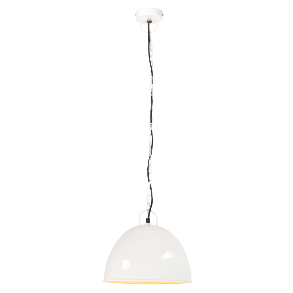 Vidaxl hanging lamp industrial vintage around 25 w e27 31 cm white