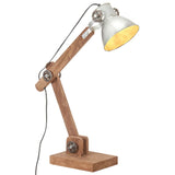 Stolní lampa Vidaxl Průmyslové kolo E27 58x18x90 cm stříbrné barvy