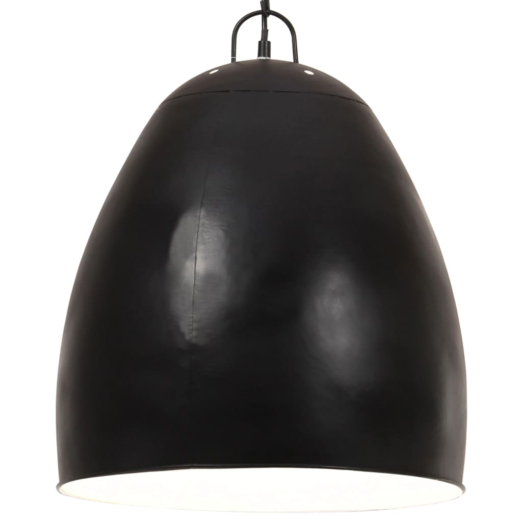 Vidaxl Hanging Lamp Industrial Rundt 25 W e27 42 cm svart