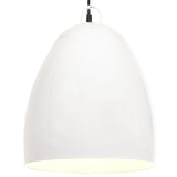 Vidaxl Hanging Lamp Industrial omkring 25 W E27 42 cm hvid