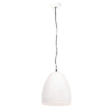 Vidaxl hanglamp industrieel rond 25 w e27 42 cm wit