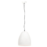 Vidaxl Hanging Lamp Industrial omkring 25 W E27 42 cm hvid