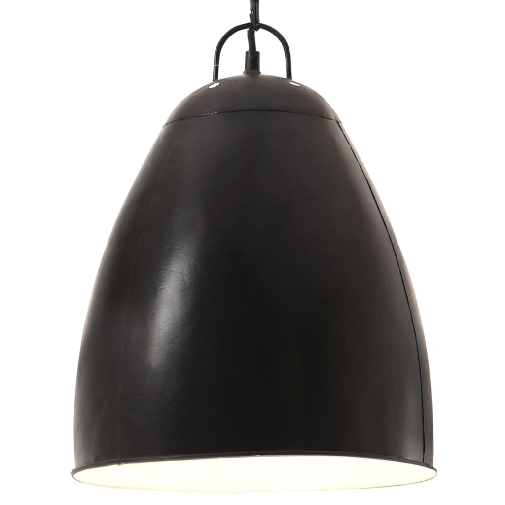 Vidaxl Hanging Lamp Industrial um 25 W E27 32 cm Schwarz