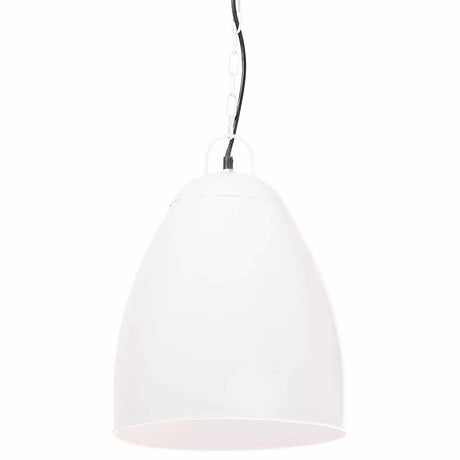 Vidaxl hanglamp industrieel rond 25 w e27 32 cm wit