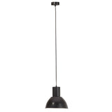 Lámpara colgante de Vidaxl alrededor de 25 W E27 28.5 cm Negro