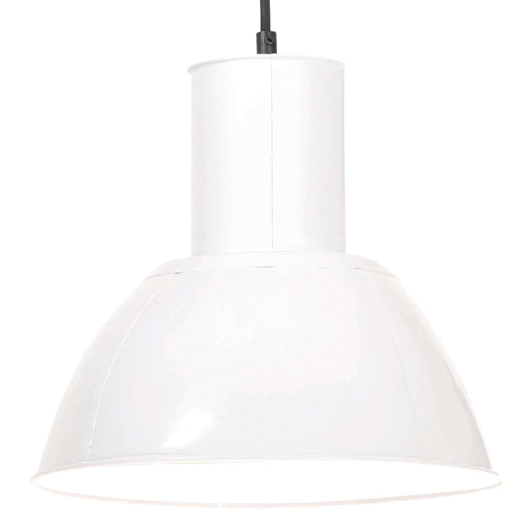 Lampe suspendue vidaxl autour de 25 w e27 28,5 cm blanc