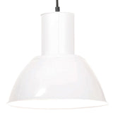 Lampada sospesa Vidaxl intorno a 25 W E27 28,5 cm bianco