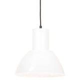 Lampe suspendue vidaxl autour de 25 w e27 28,5 cm blanc