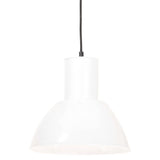 Vidaxl hanglamp rond 25 w e27 28,5 cm wit