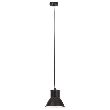Vidaxl hanglamp rond 25 w e27 17 cm zwart