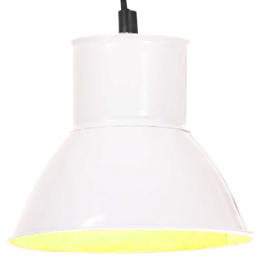 Lampada sospesa Vidaxl intorno a 25 W E27 48 cm bianco