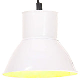 Vidaxl zavěšená lampa kolem 25 W E27 48 cm bílá