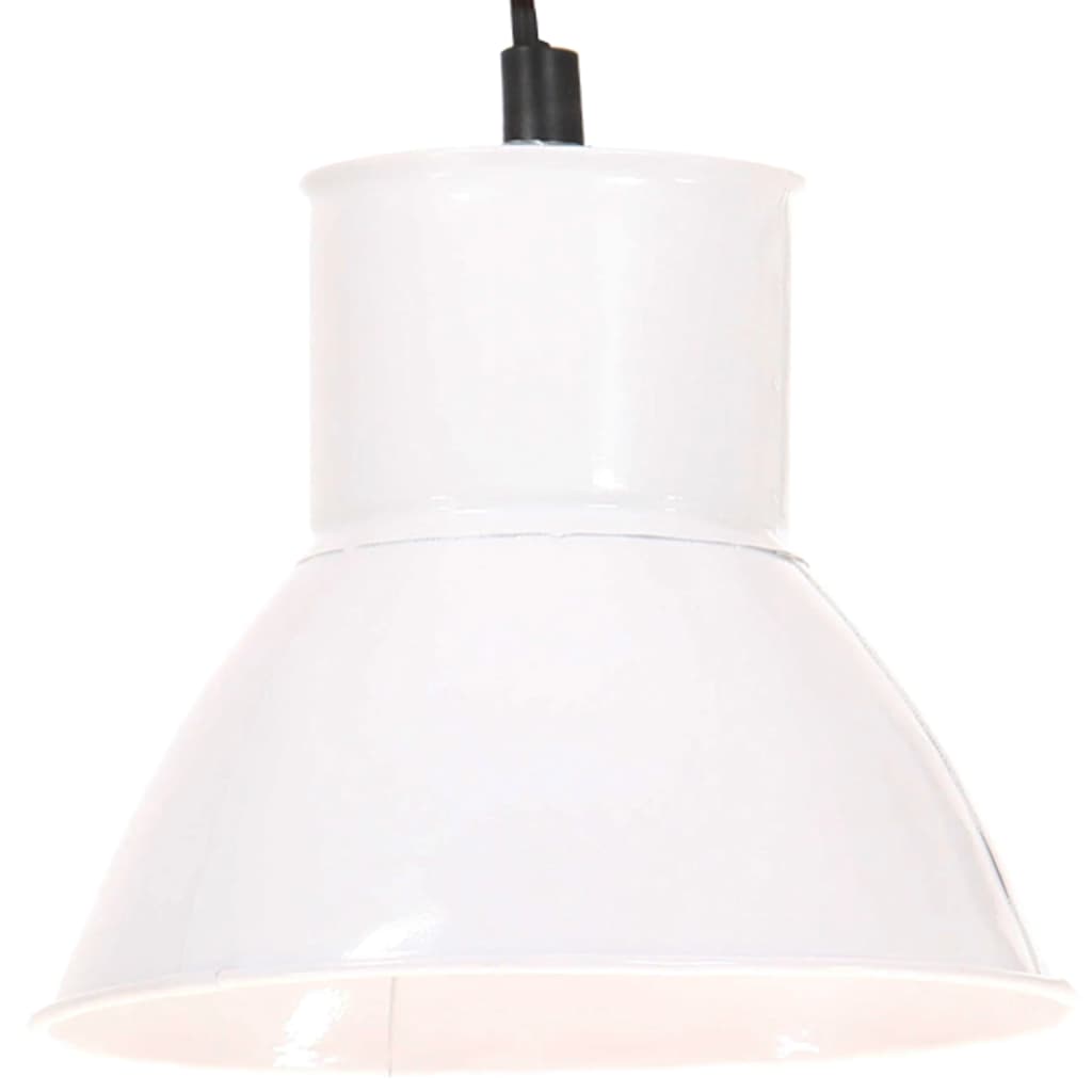 Vidaxl Hanging Lamp ronderëm 25 W E27 48 cm Wäiss