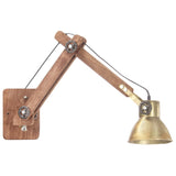 Vidaxl Wall Lamp Industrial Around E27 Brass -farvet