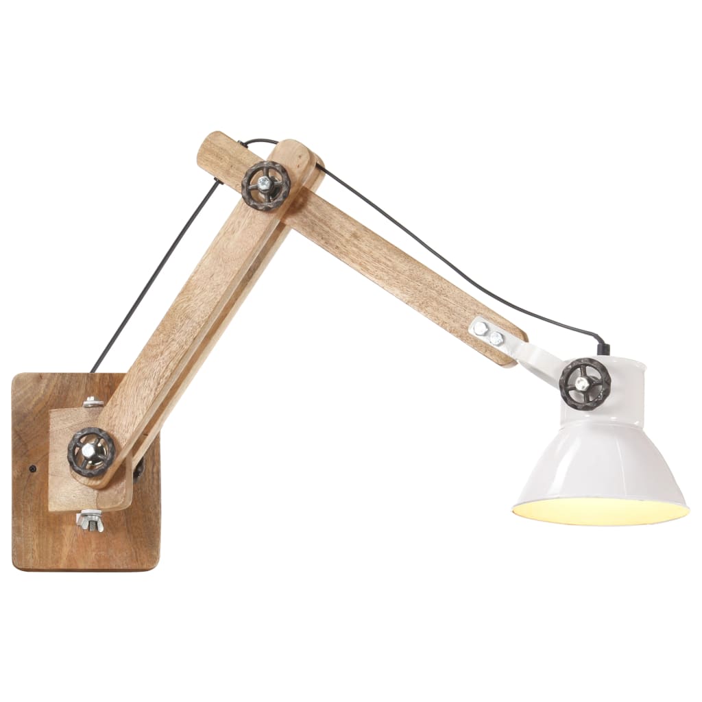 Lampa ścienna Vidaxl Industrial wokół E27 White