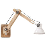 Lampa ścienna Vidaxl Industrial wokół E27 White