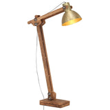 VIDAXL SHOCS LAMP E27 Solid Mangowood Messing -Colored