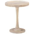 Vidaxl bijzettafel ø60x75 cm massief mangohout