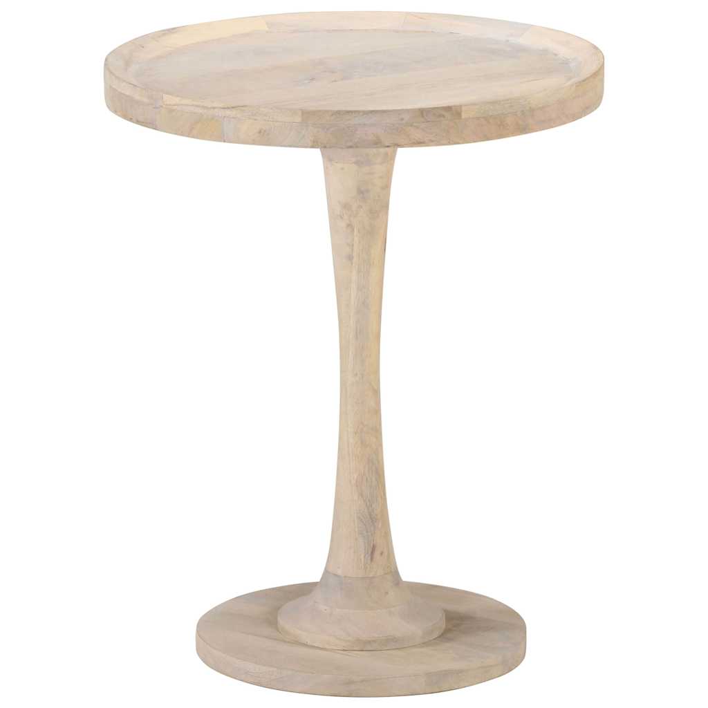 Vidaxl bijzettafel ø60x75 cm massief mangohout