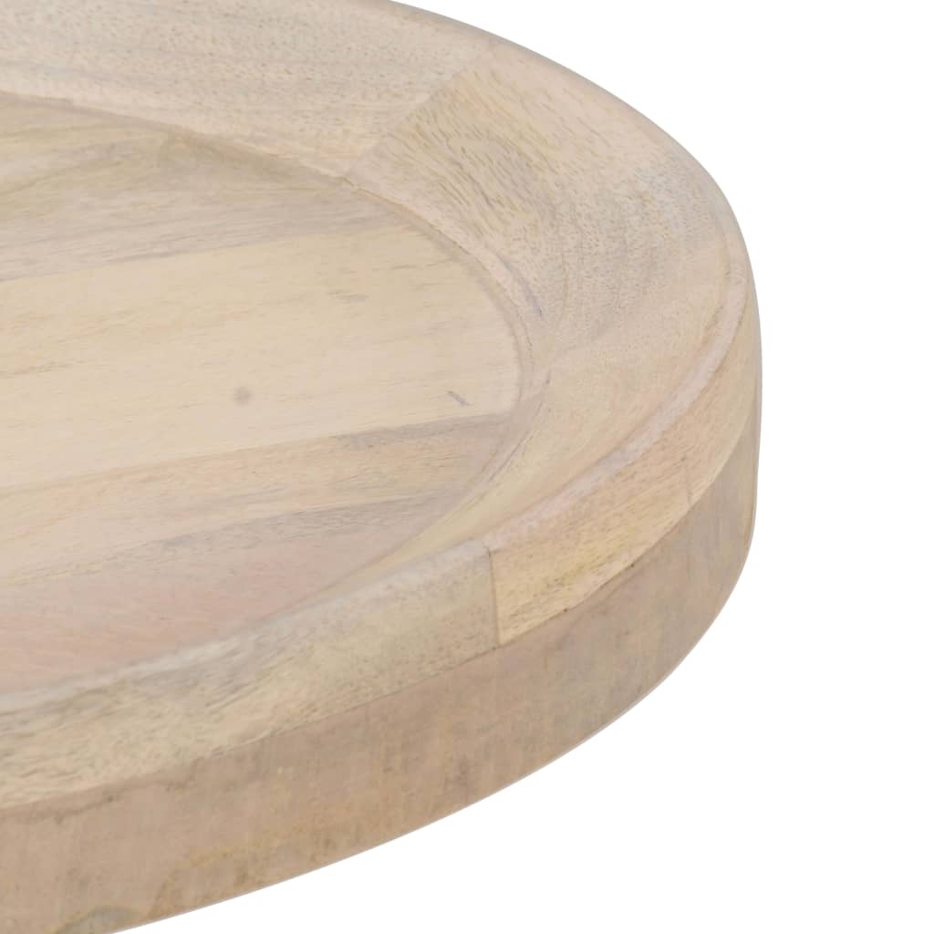 Vidaxl bijzettafel ø50x55 cm massief mangohout
