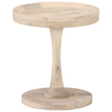 Vidaxl bijzettafel ø40x45 cm massief mangohout