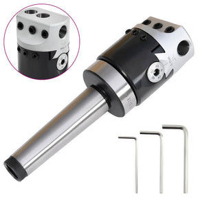 Vidaxl f1-12 boorkop met mt3-m12 boorschacht voor draaibanken 50 mm