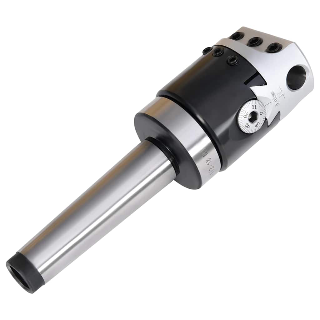 Vidaxl f1-12 boorkop met mt3-m12 boorschacht voor draaibanken 50 mm