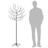 Vidaxl Árbol de Navidad 200 LED BLANCO BLANCO CHERRY BLOSSOM 180 cm