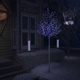 Vidaxl Árbol de Navidad 600 LED Light Blue Cherry Blossom 300 cm