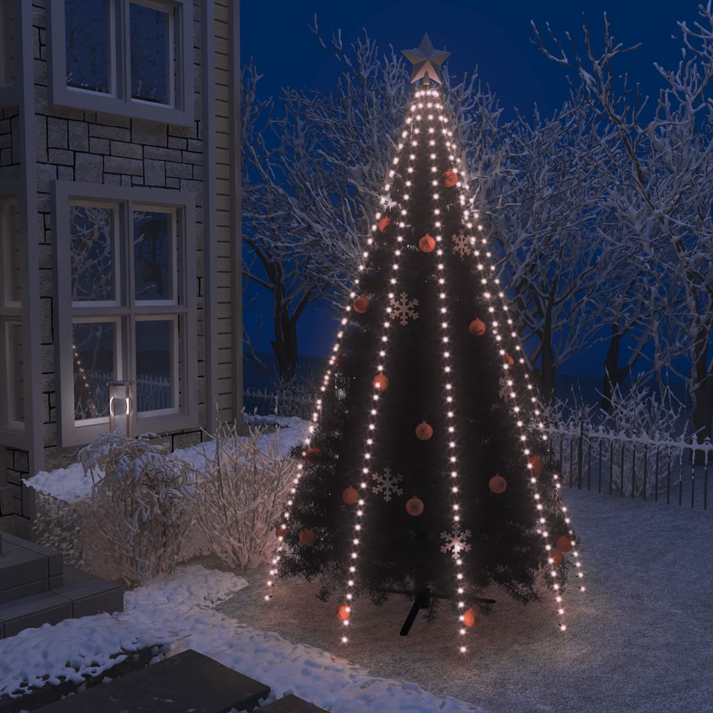 Iluminación de árbol de Navidad Vidaxl con 400 LED Net 400 cm