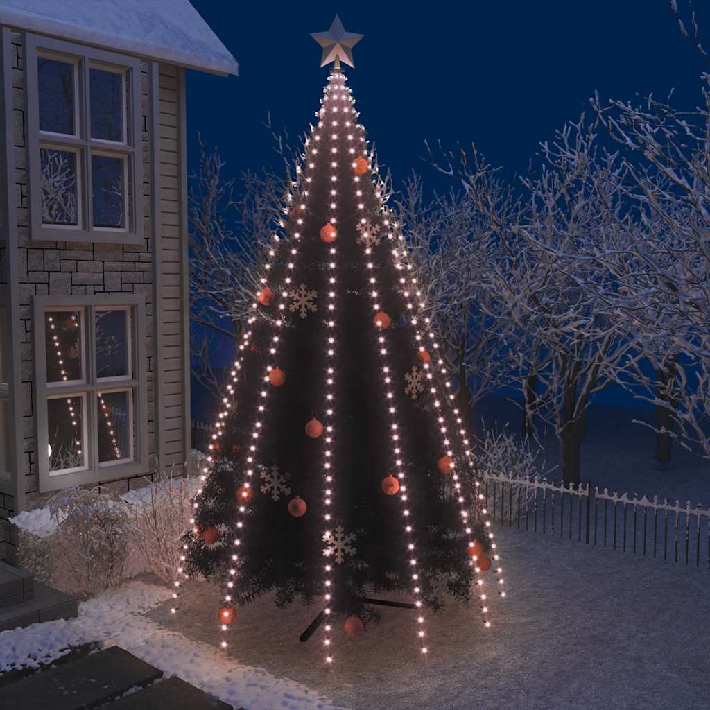 Iluminación de árbol de Navidad Vidaxl con 500 LED Net 500 cm