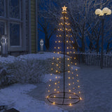 Vidaxl Kegelkerstboom 100 LED WHITE WOLDE 70x180 cm