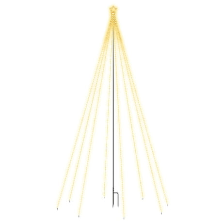 Vidaxl kerstboomverlichting waterval binnen buiten 400 led's 2,5 m