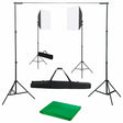 Vidaxl fotostudioset met softboxlampen en achtergrond
