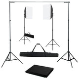 Vidaxl fotostudioset met softboxlampen en achtergrond