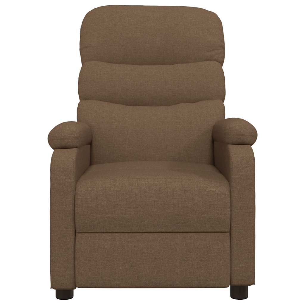 Vidaxl massagestoel stof bruin